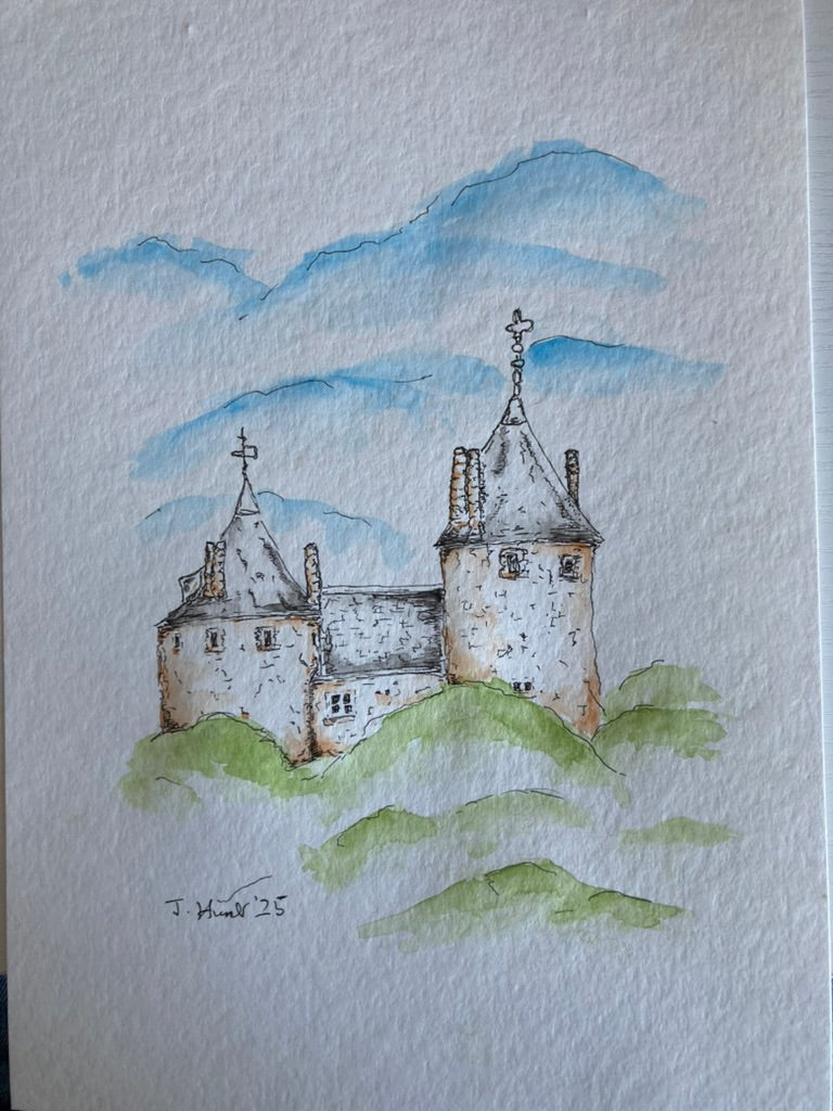 Castell Coch through the Trees 6