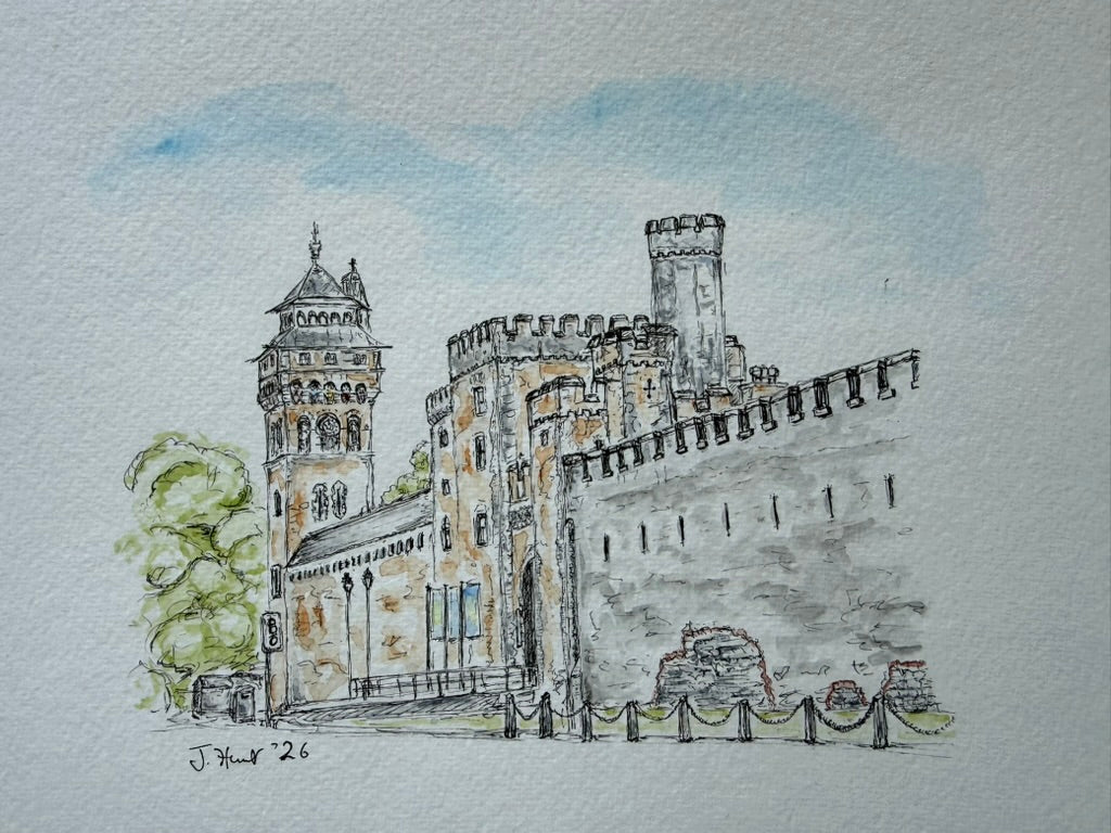 Cardiff Castle Walls