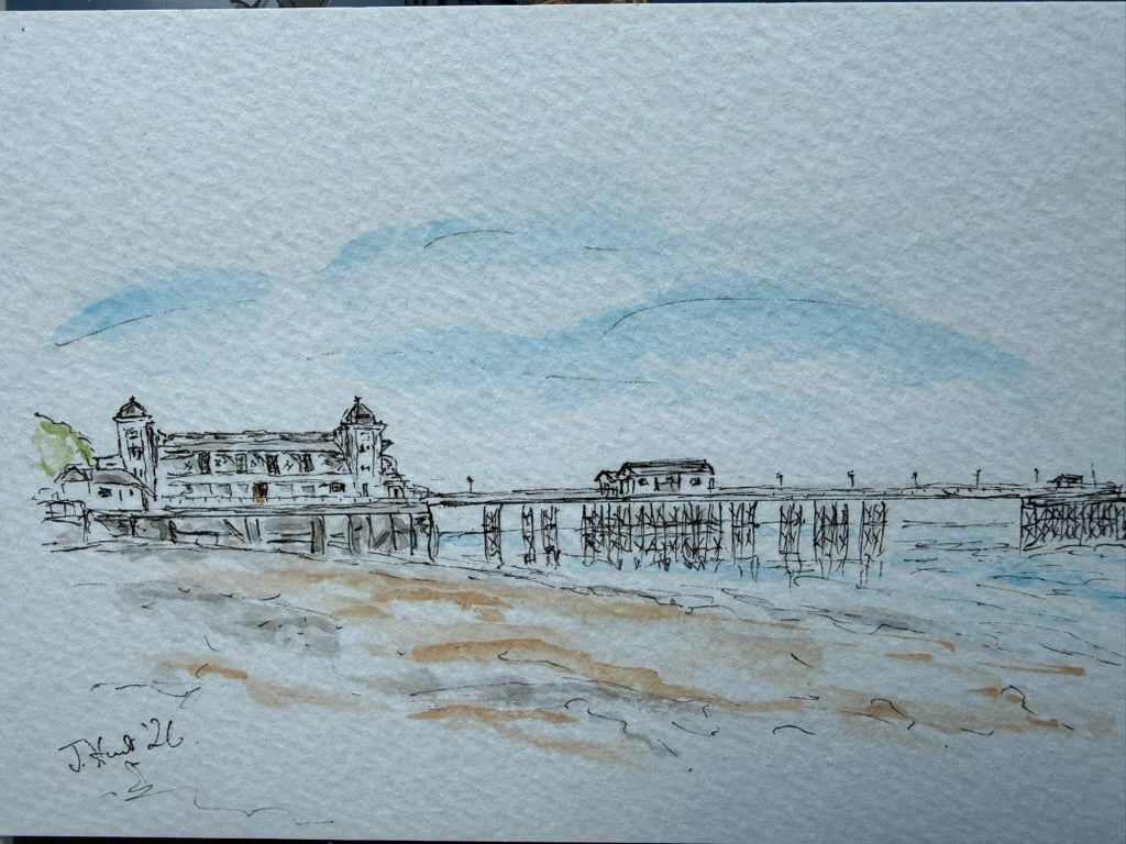 Penarth Pier at Low Tide
