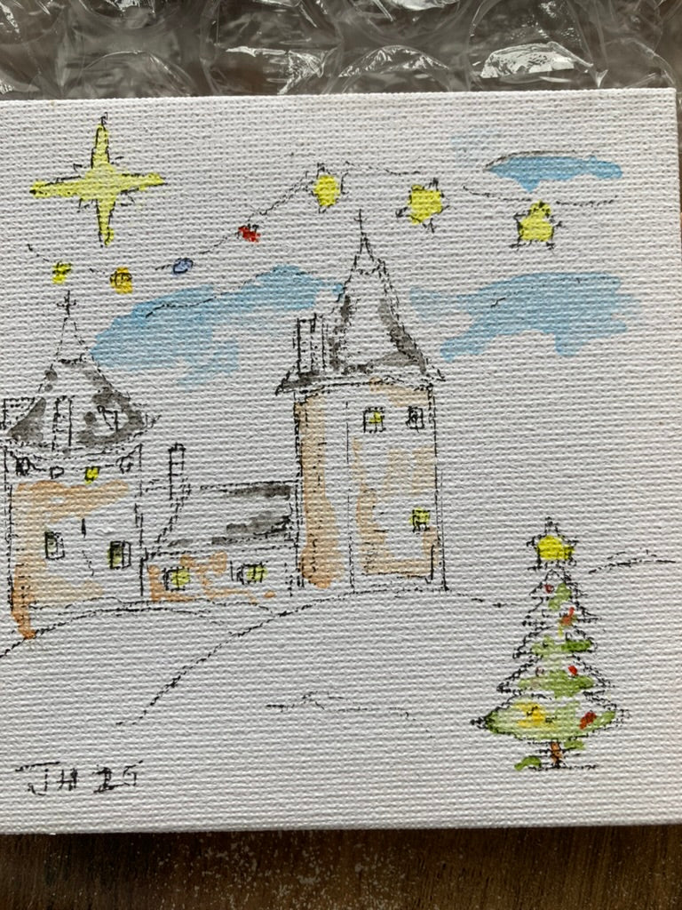 Christmas Castle Coch with Tree (3)