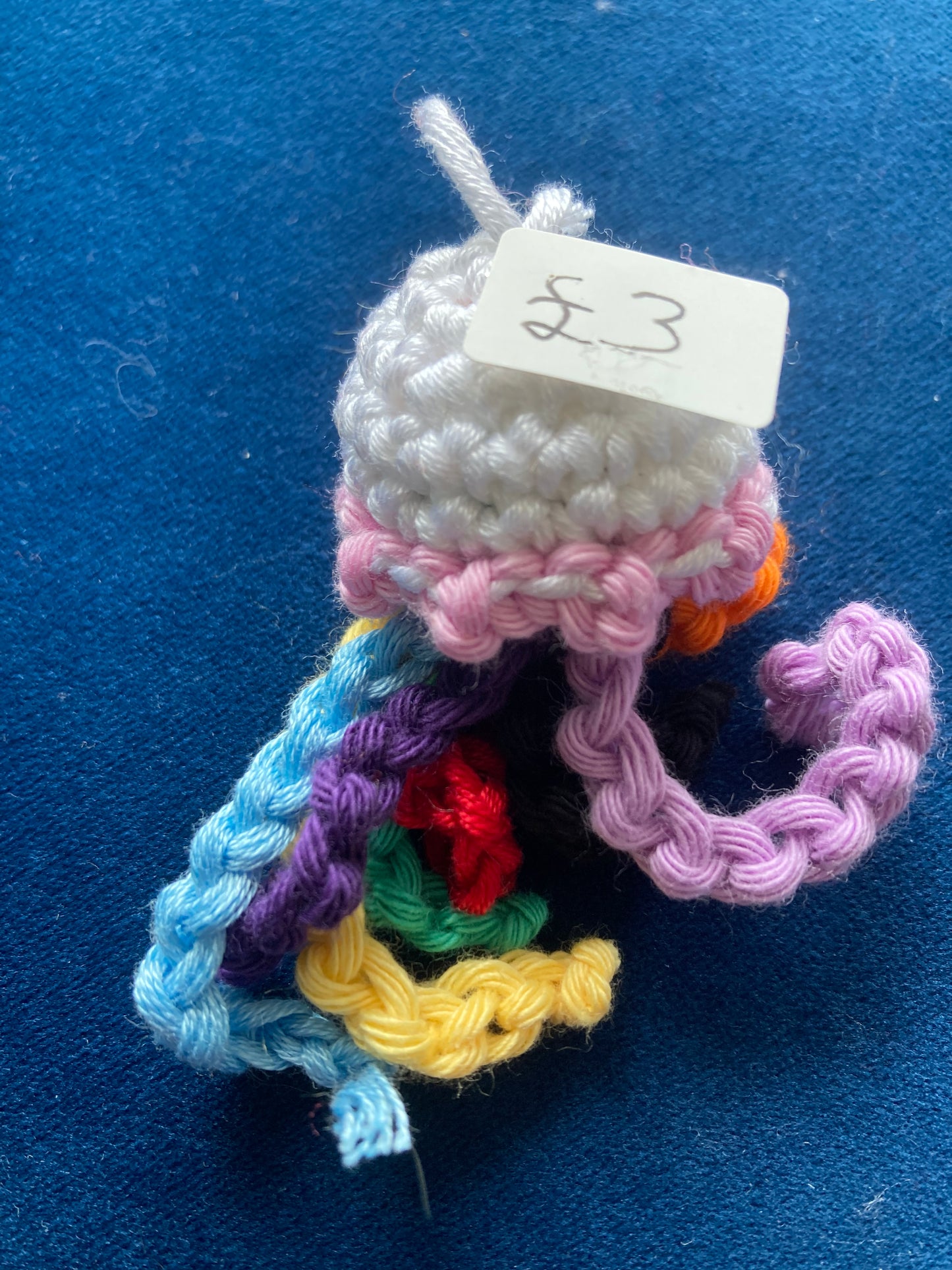 Jelly Fish - white and multi-coloured