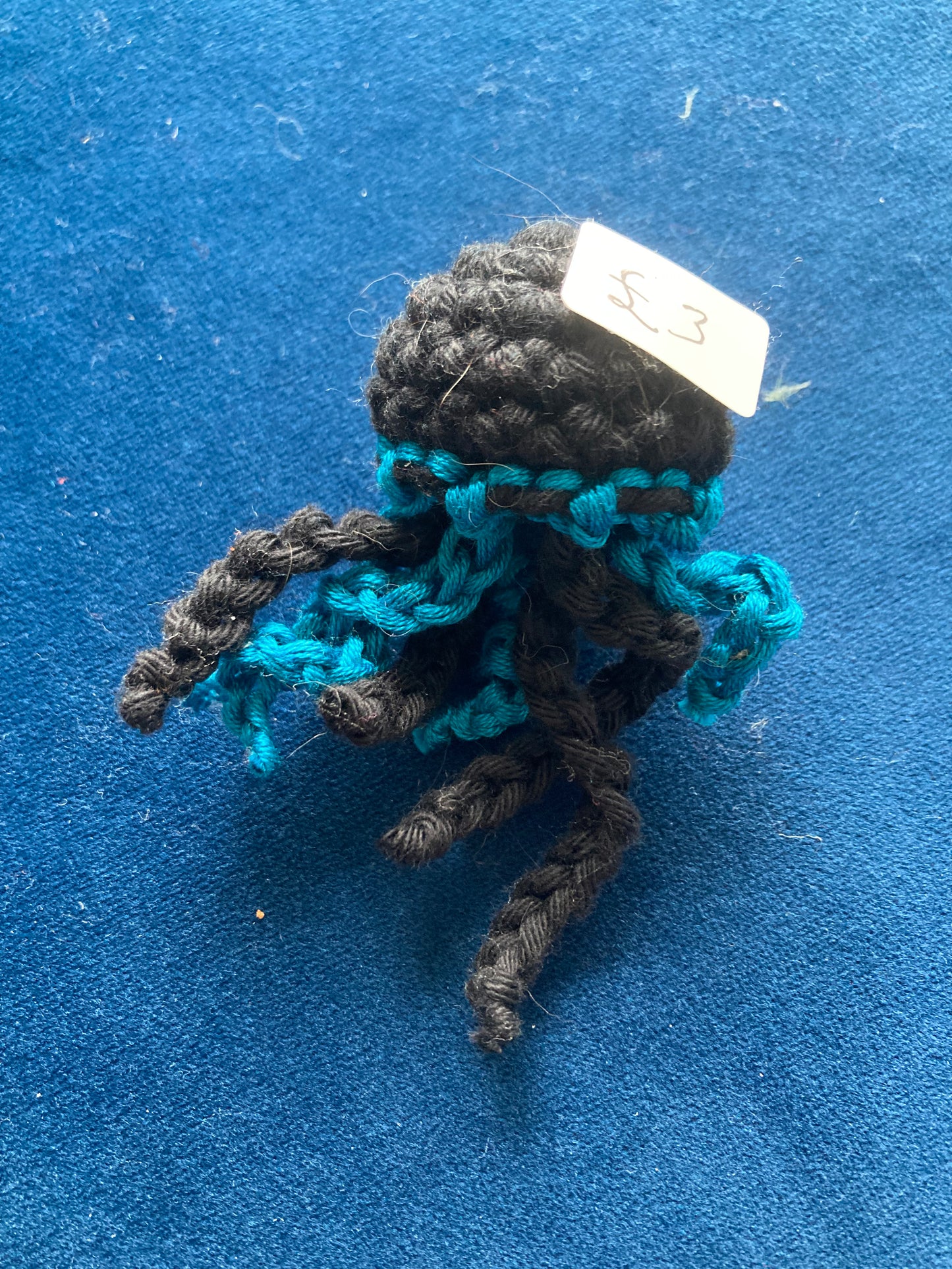 Jelly Fish - grey and blue