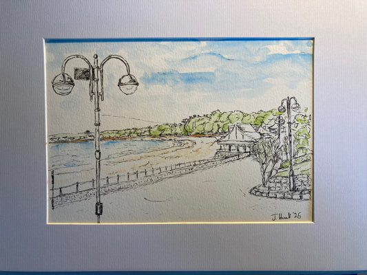 Barry Island Beach (looking towards Bay 5 Cafe)