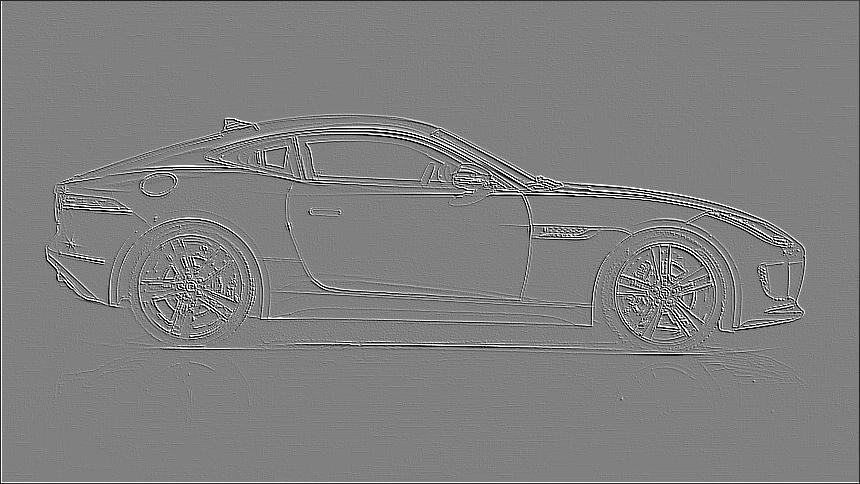 F TYPE Embosssed Outline Limited Edition Giclee Prints