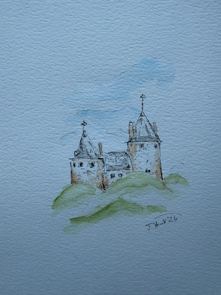 Castle Coch Through the Trees 4