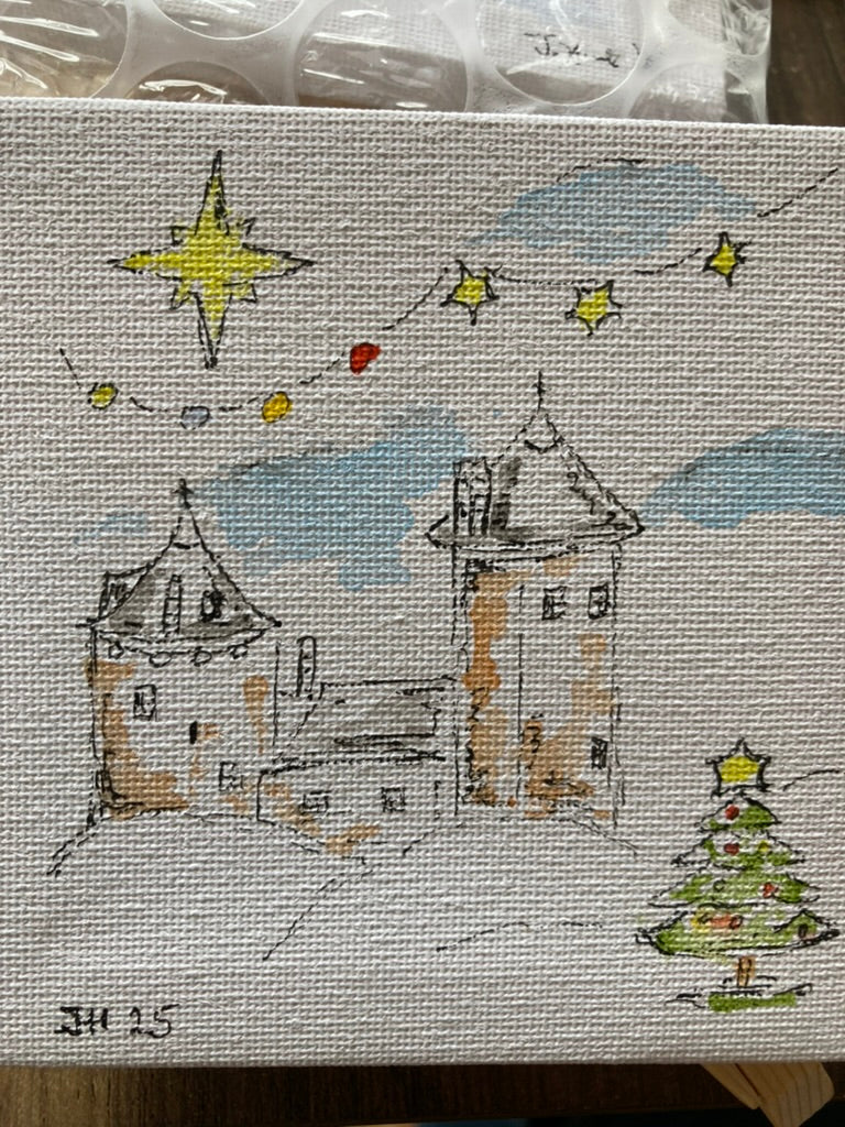 Christmas Castle Coch with Tree (4)