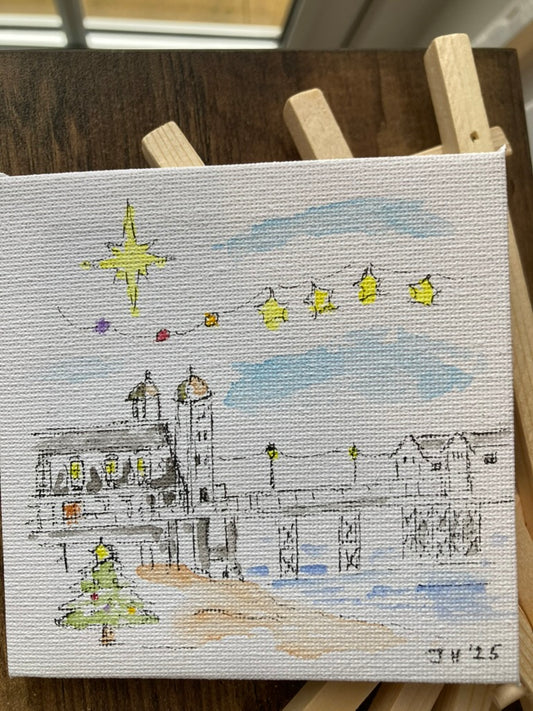 Christmas Pier with Tree (2)