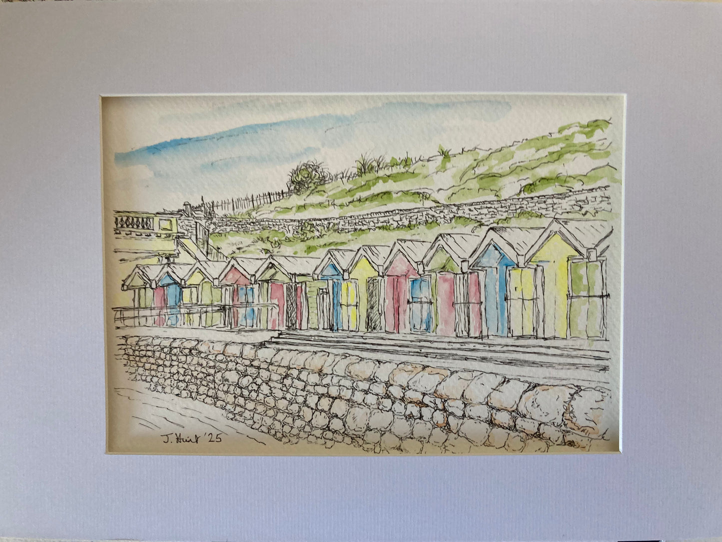 Barry Island Beach Hut Rainbow