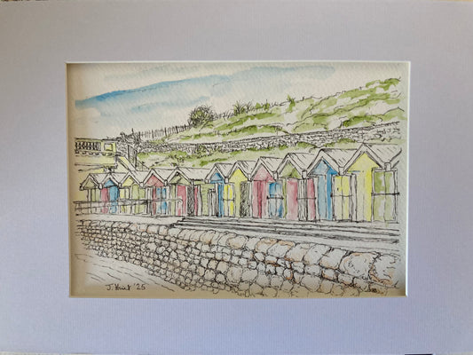 Barry Island Beach Hut Rainbow