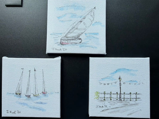 Mini Canvas and Easel Pictures