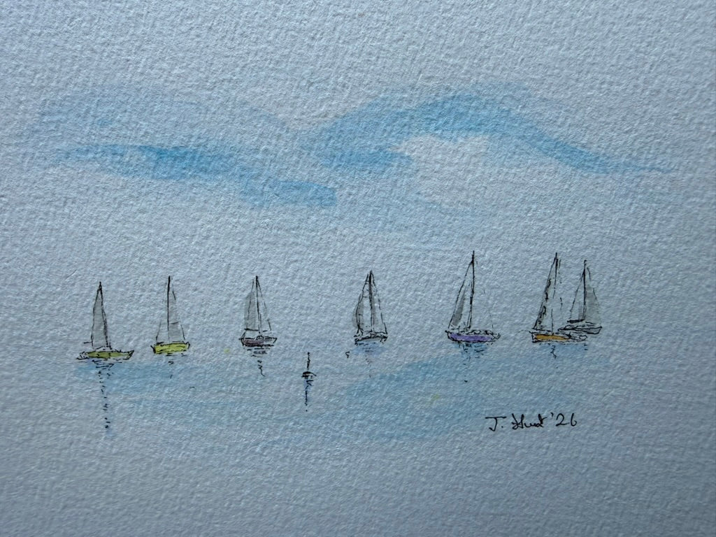 Yachts Off Penarth