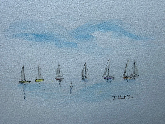 Yachts Off Penarth