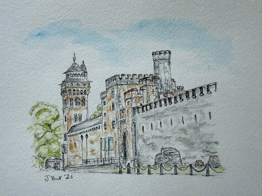 Cardiff Castle Walls