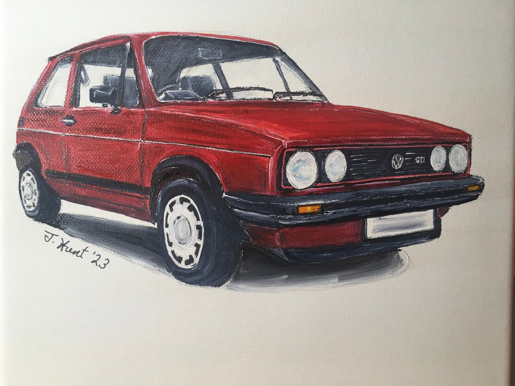 Classic Red Golf GTi Mark 1