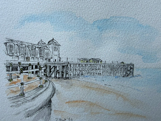 Penarth Pier at Low Tide 2