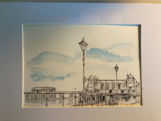 Penarth Pier Blue Skies