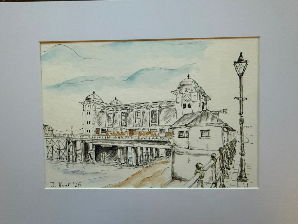 Penarth Pier and Street Lamp