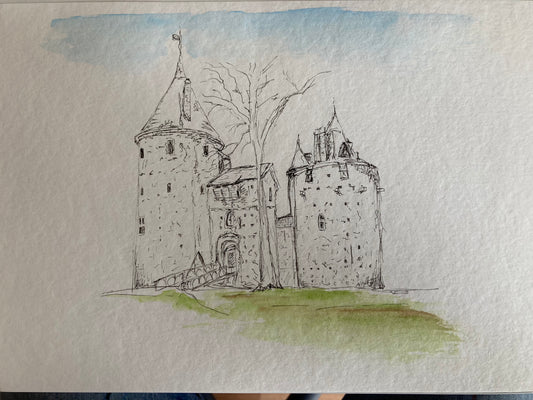 Doorway to Castle Coch