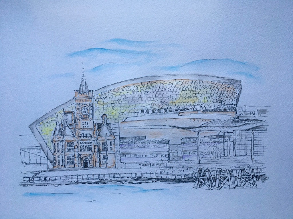 Pierhead Building, WMC and Senedd, Cardiff Bay