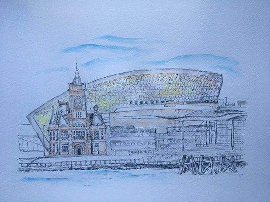 Pierhead Building, WMC and Senedd, Cardiff Bay