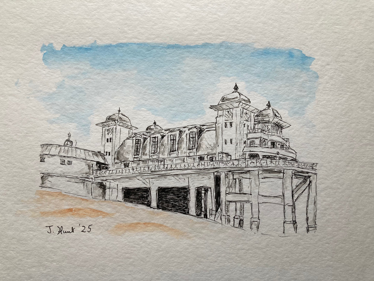 Penarth Pier Pavilion from the Beach