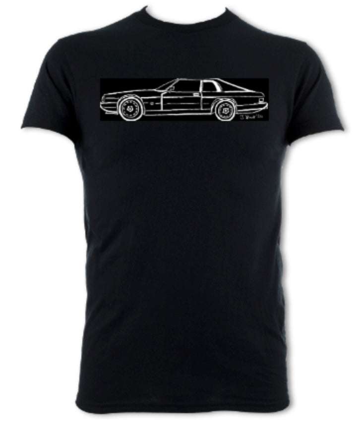 XJS Celebration Coupe Outline Short Sleeve T-Shirt