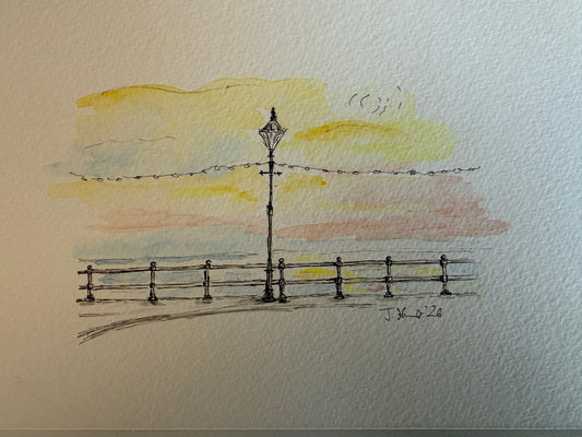 Penarth Sea Front at Sunrise 2