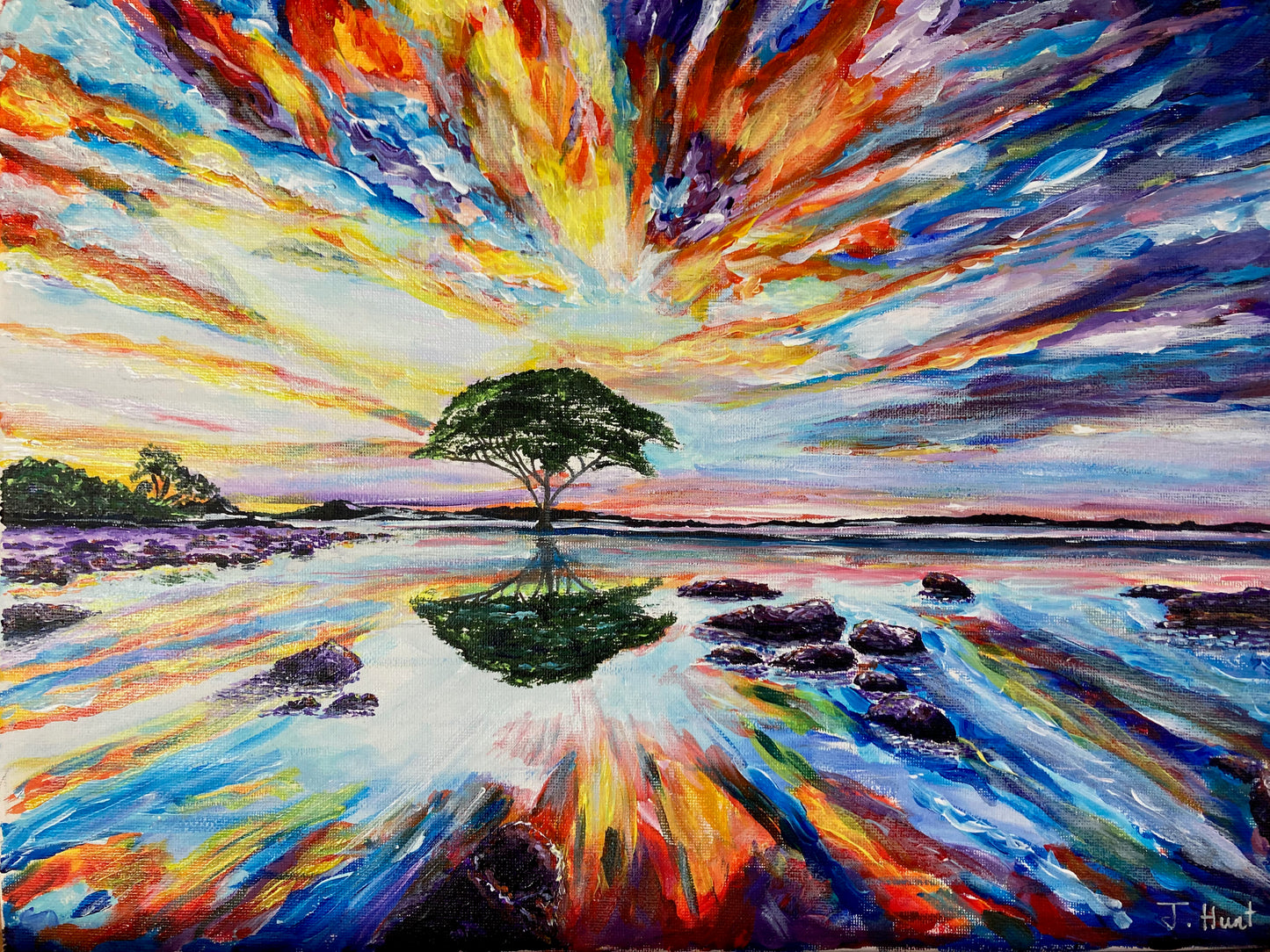 Solitude at Sunset - SOLD