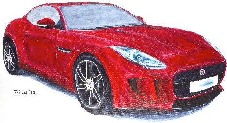 Jaguar F Type Limited Edition Giclee Prints