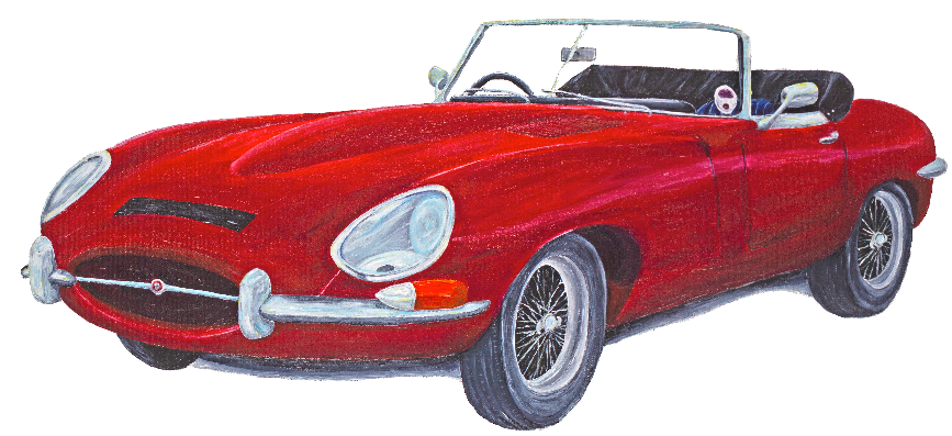 Jaguar E-Type Limited Edition Giclee Prints