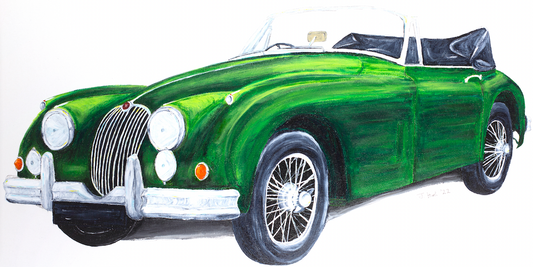 Jaguar XK150 Limited Edition Giclee Prints